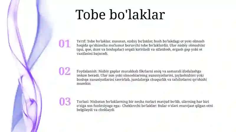 Subordonnée Relatif 2