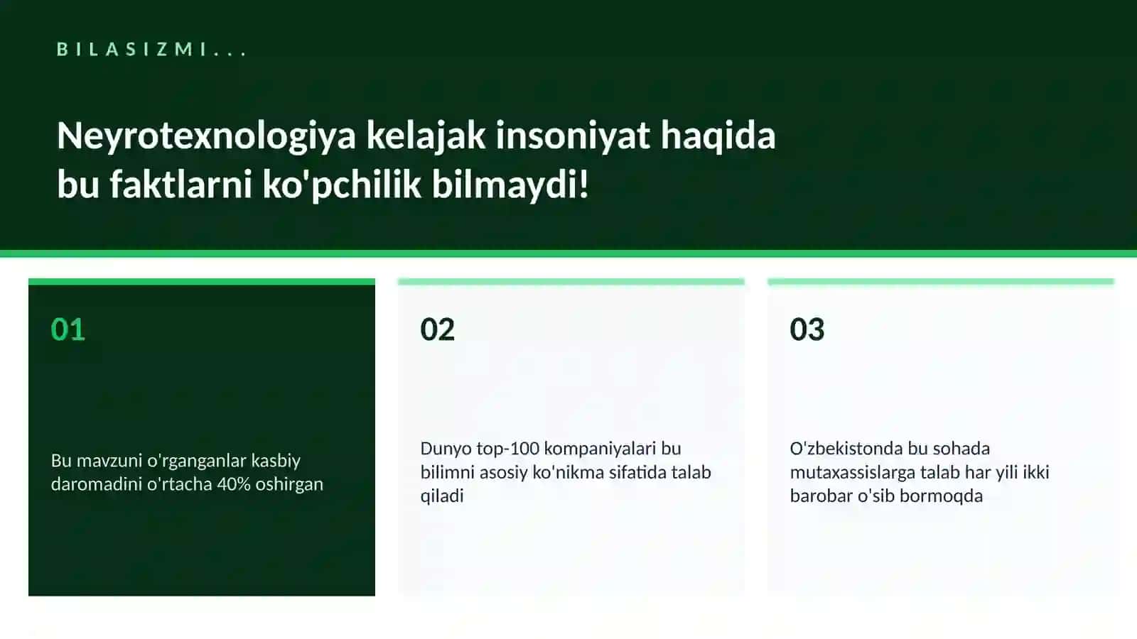 NEYROTEXNOLOGIYA VA MIYA 2