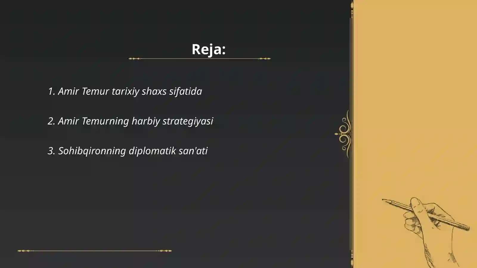 Amir Temur buyuk davlat arbobi 2