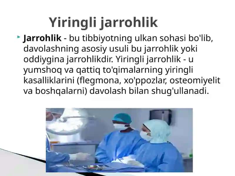 Yiringli jarrohlik 2