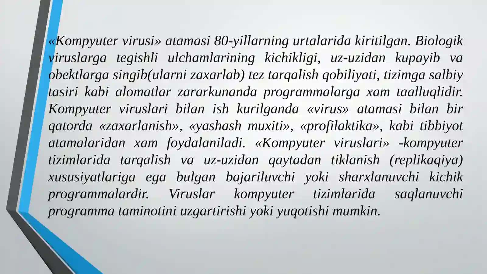 Viruslar haqida tushuncha 2