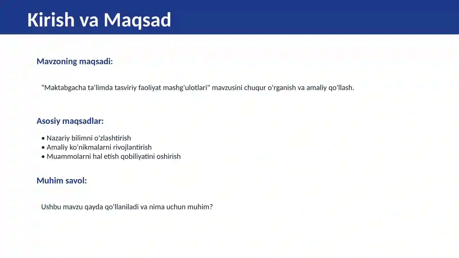 Maktabgacha ta'limda tasviriy faoliyat mashg'ulotlari 2