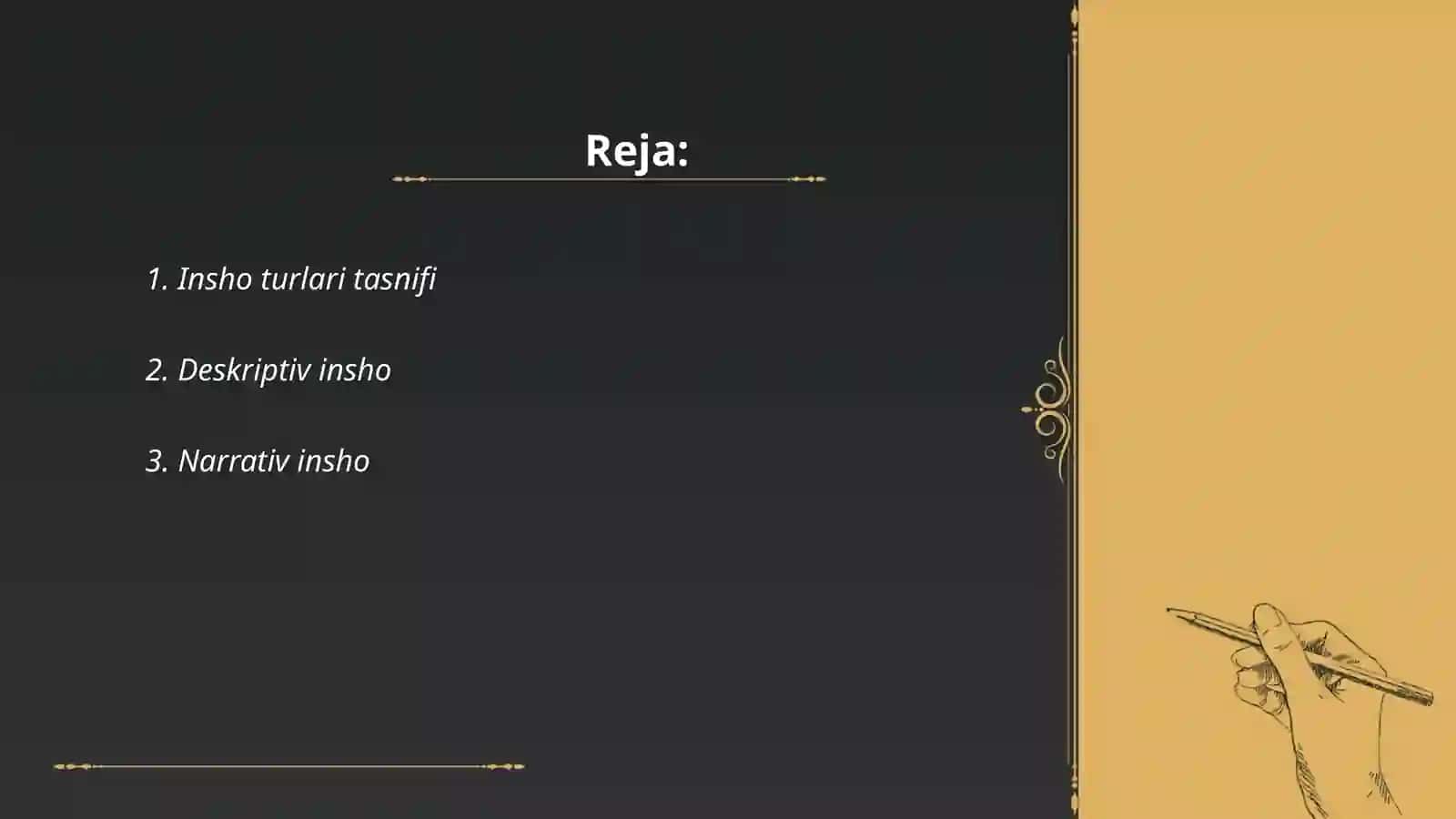 Insho turlari 2