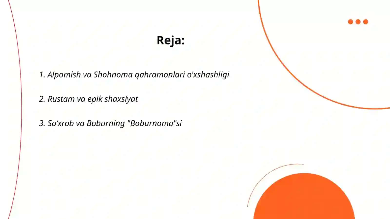 Alpomish va Shohnoma qahramonlari 2