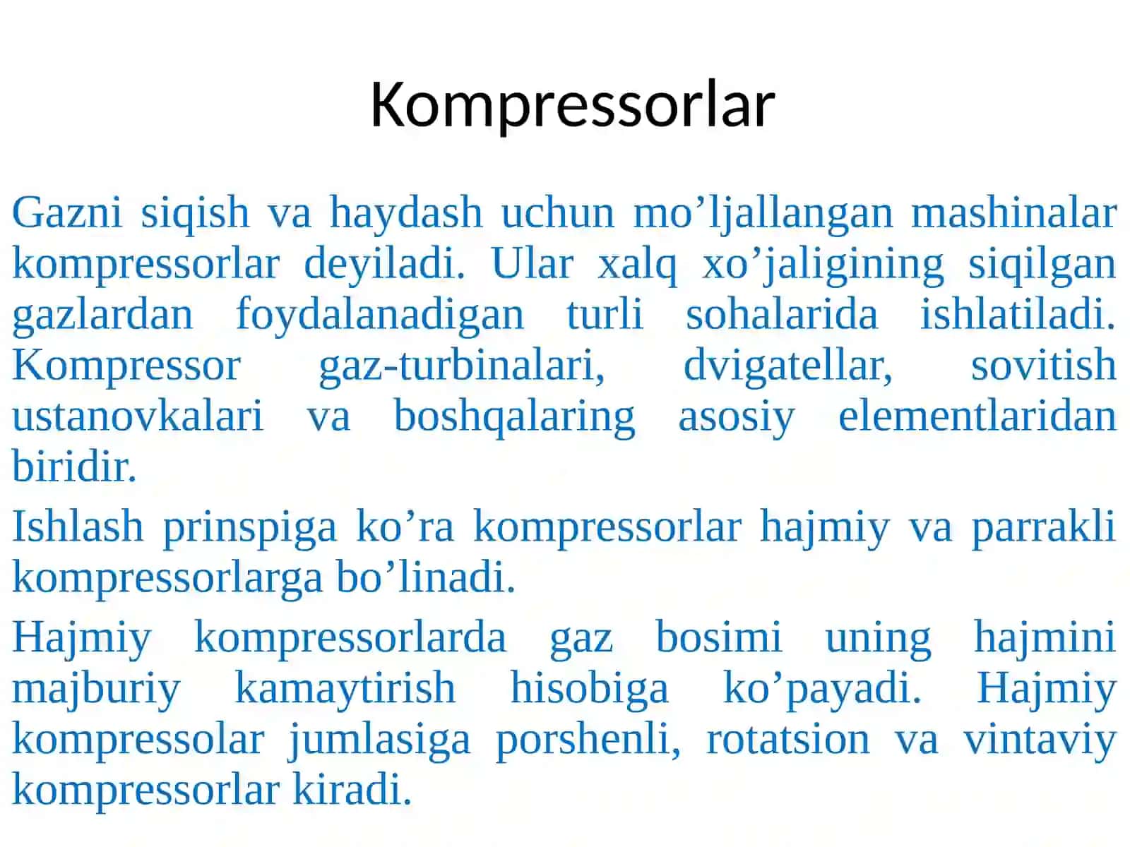 Kompressorlar 2