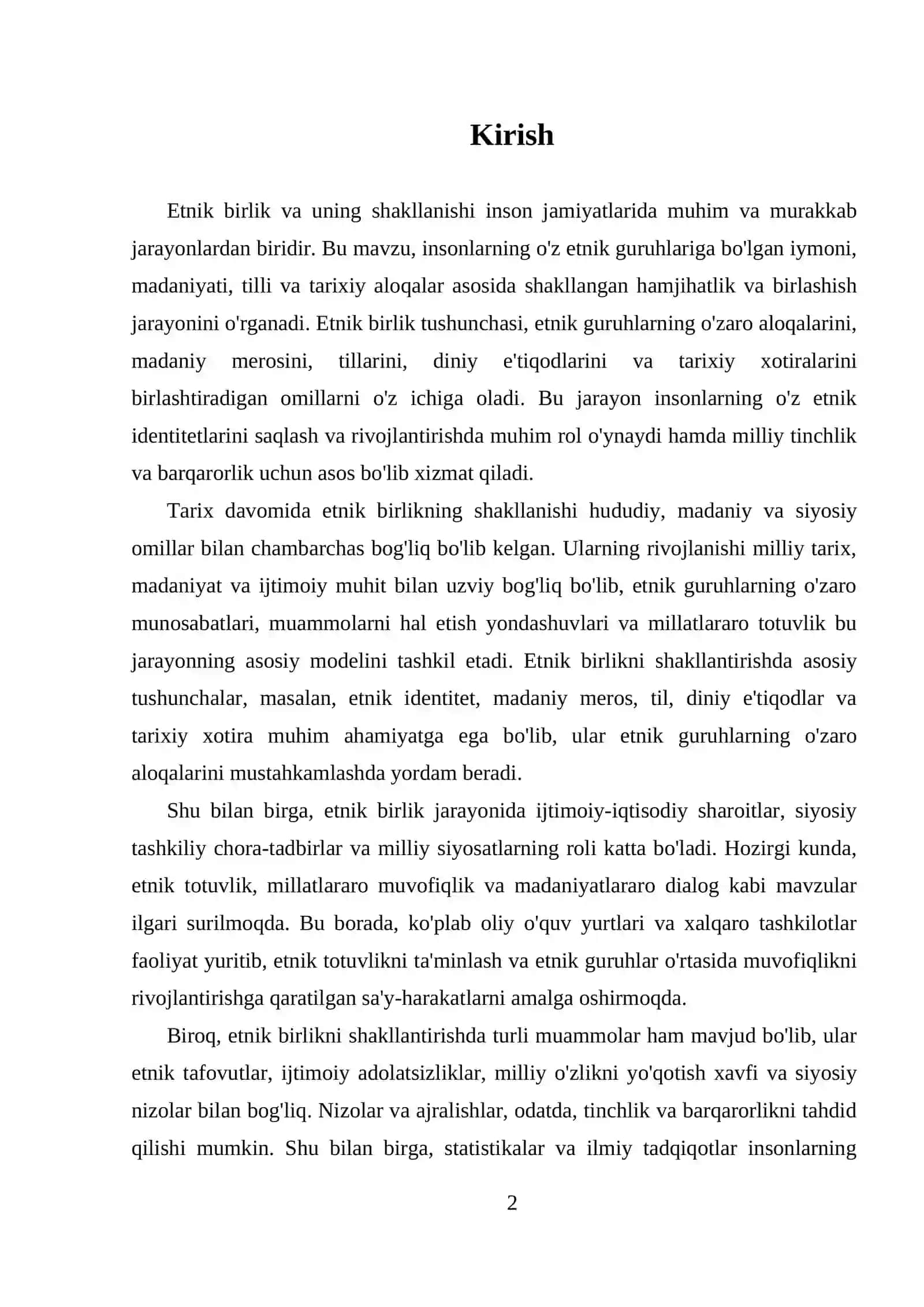 ETNIK BIRLIK VA UNING SHAKILLANISHI 2