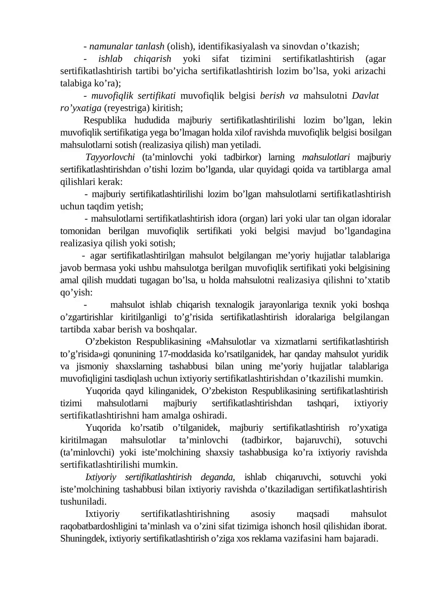 Mahsulotlar haqidagi mahsulotlarni standartlash va kodlash 2