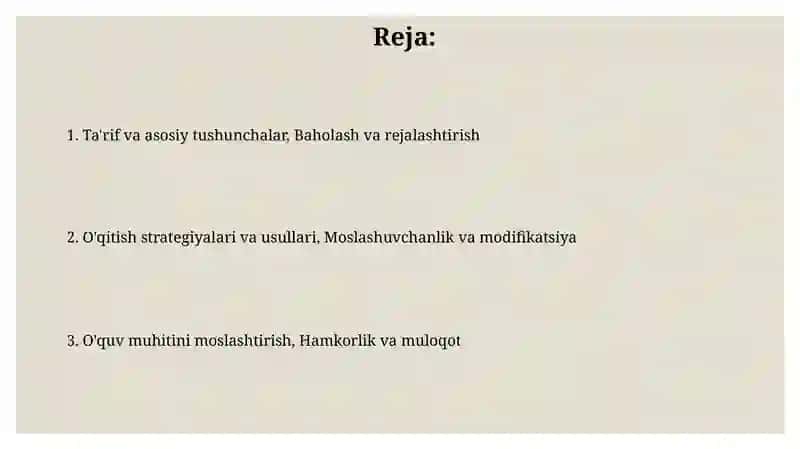 Adaptiv jismoniy tarbiya boʻyicha oʻrgatish usullari 2