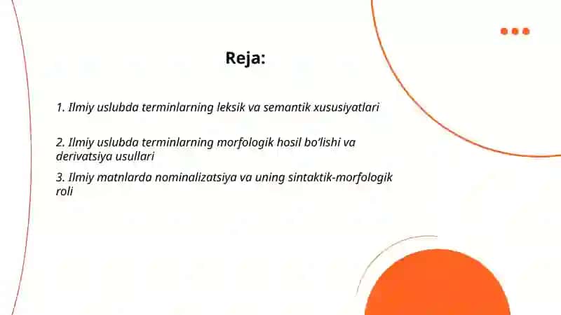 Ilmiy uslub va rasmiy=idoraviy uslublarning leksik grammatik xususiyatlari 2