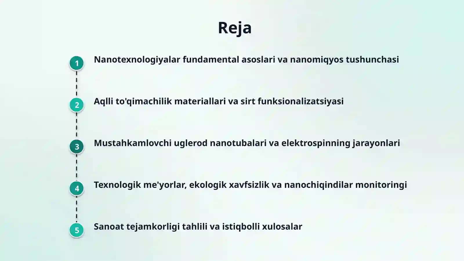 Nanotexnologiyalar uchinchi ming yillikning kashfiyoti 2