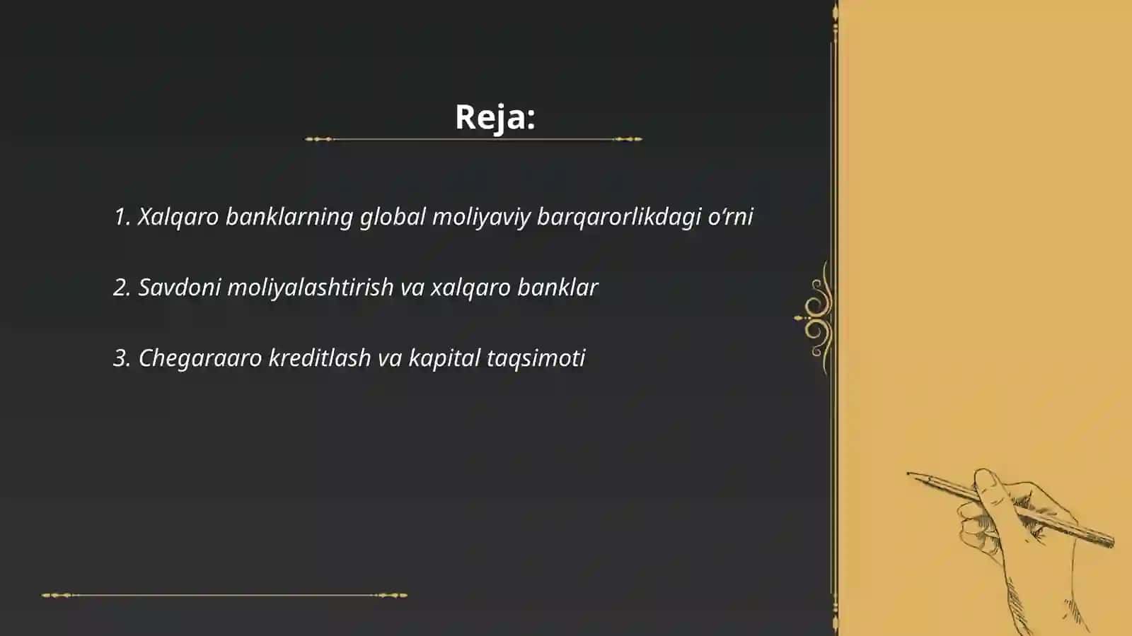 Jahon iqtisodiyoti rivojlanishida xalqaro banklarning o'rni va ahamiyati 2