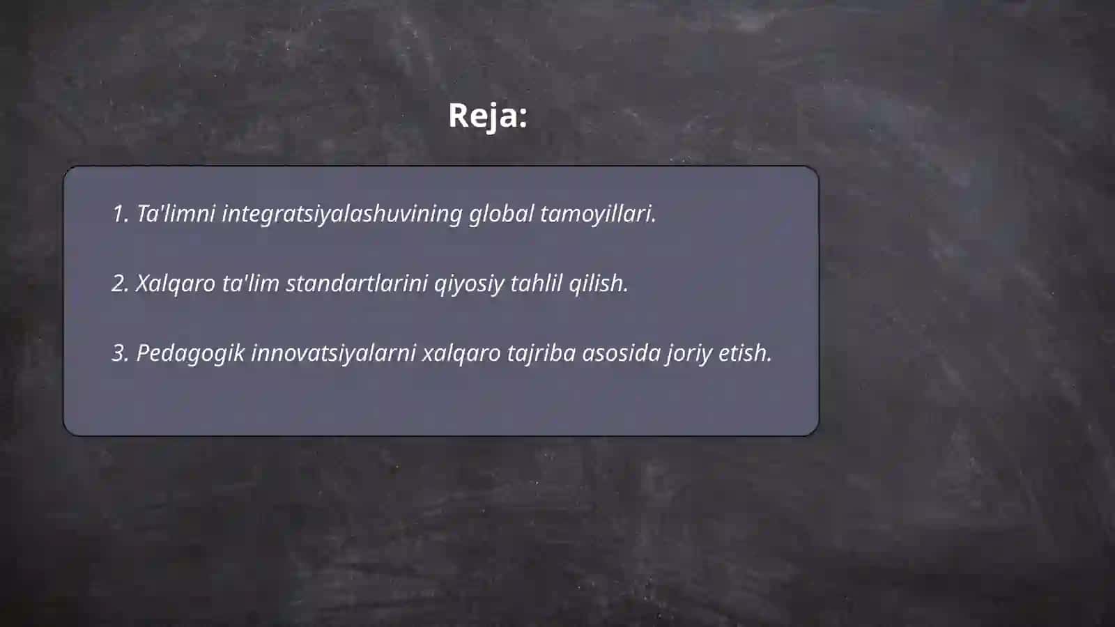 Qiyosiy pedagogikaning xalqaro vazifalari 2