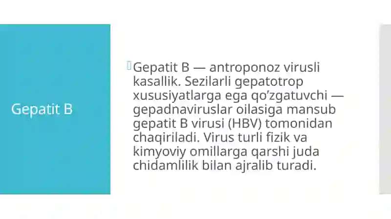 Gepatitlar :B,C,D 2