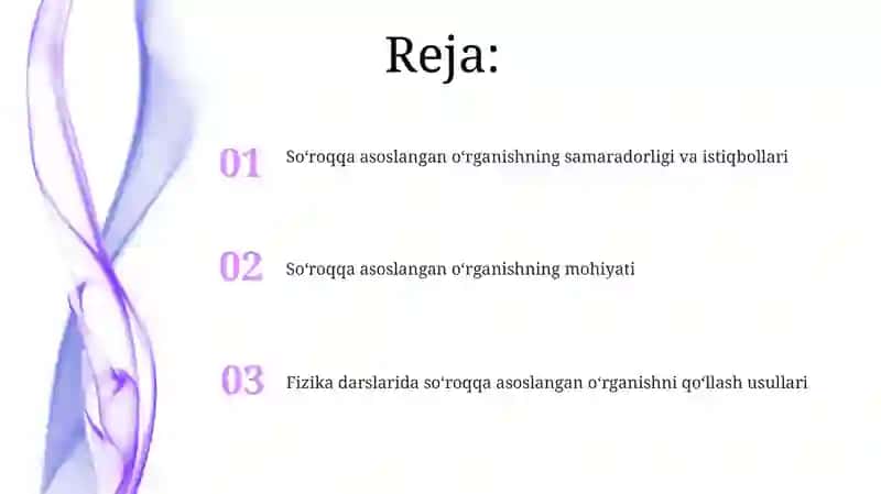 Fizika darslarida so'rovga asoslangan ta'limdan foydalanish 2