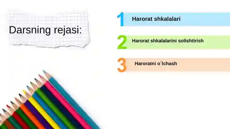 Issiqlik va harorat. Termal muvozanat.. 2