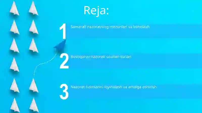Menejement boshqarish usullari 2