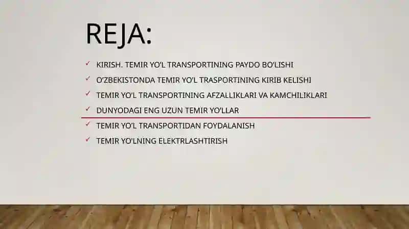 Temir yo'l transporti 2