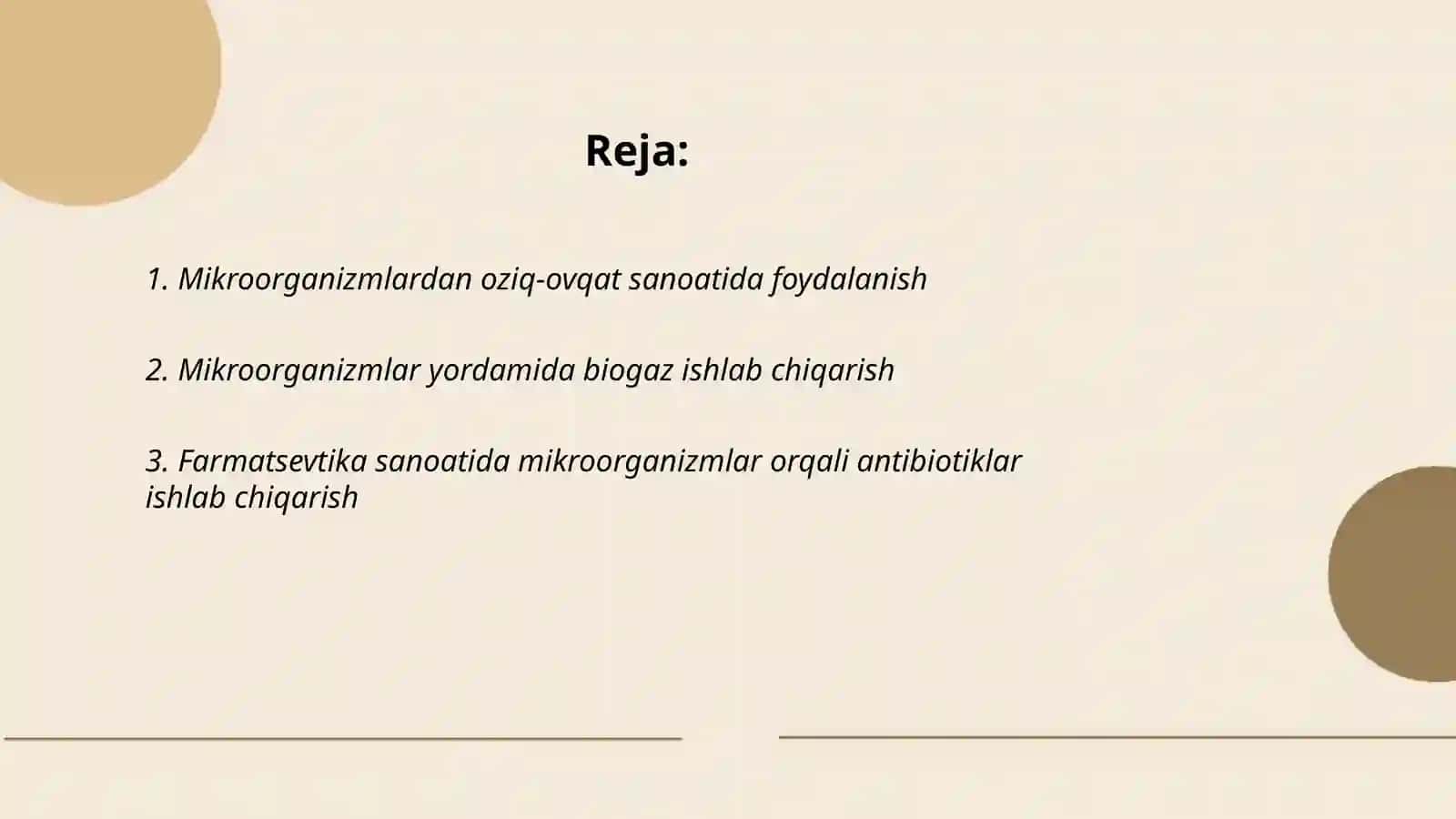 Mikroorganizmdan sanoat miqyosida foydalanish 2