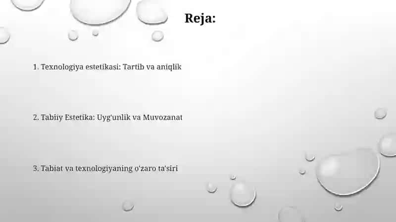 Tabiat va texnogen sivilizatsiya estetikasi 2