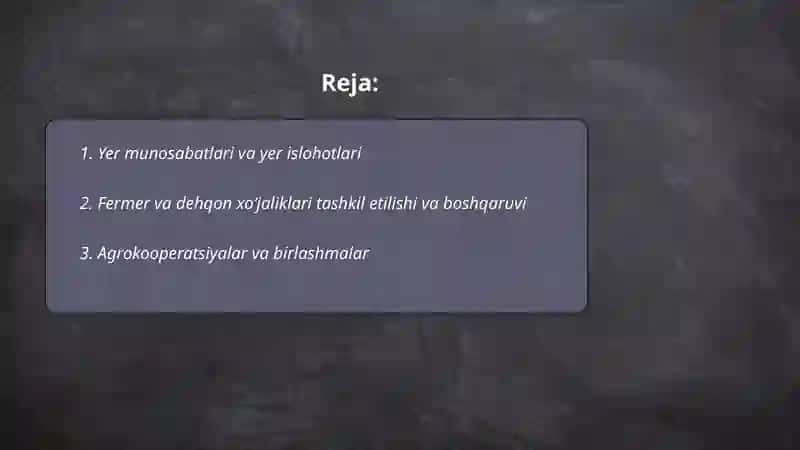 Agrar munosabatlar va agrobiznes 2