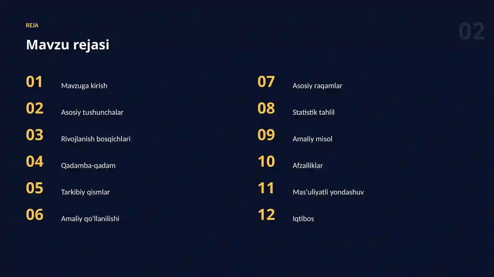 MODDELLARNI BAHOLASH 2