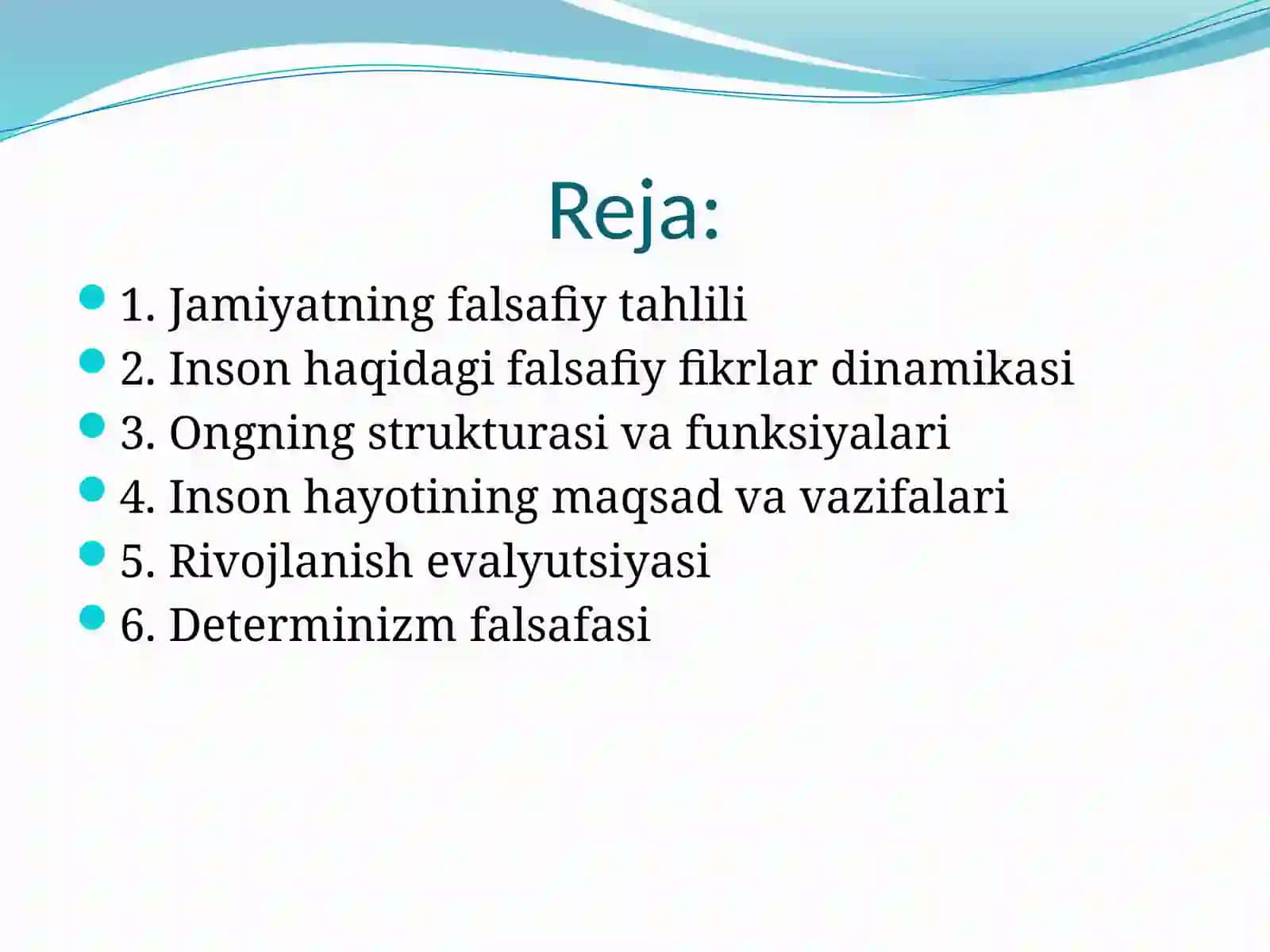 JAMIYAT FALSAFASI VA INSON BORLIG’I. RIVOJLANISH NAZARYASI(DIALEKTIKA) 2