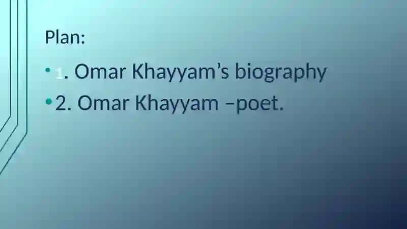 Omar Khayyam 2