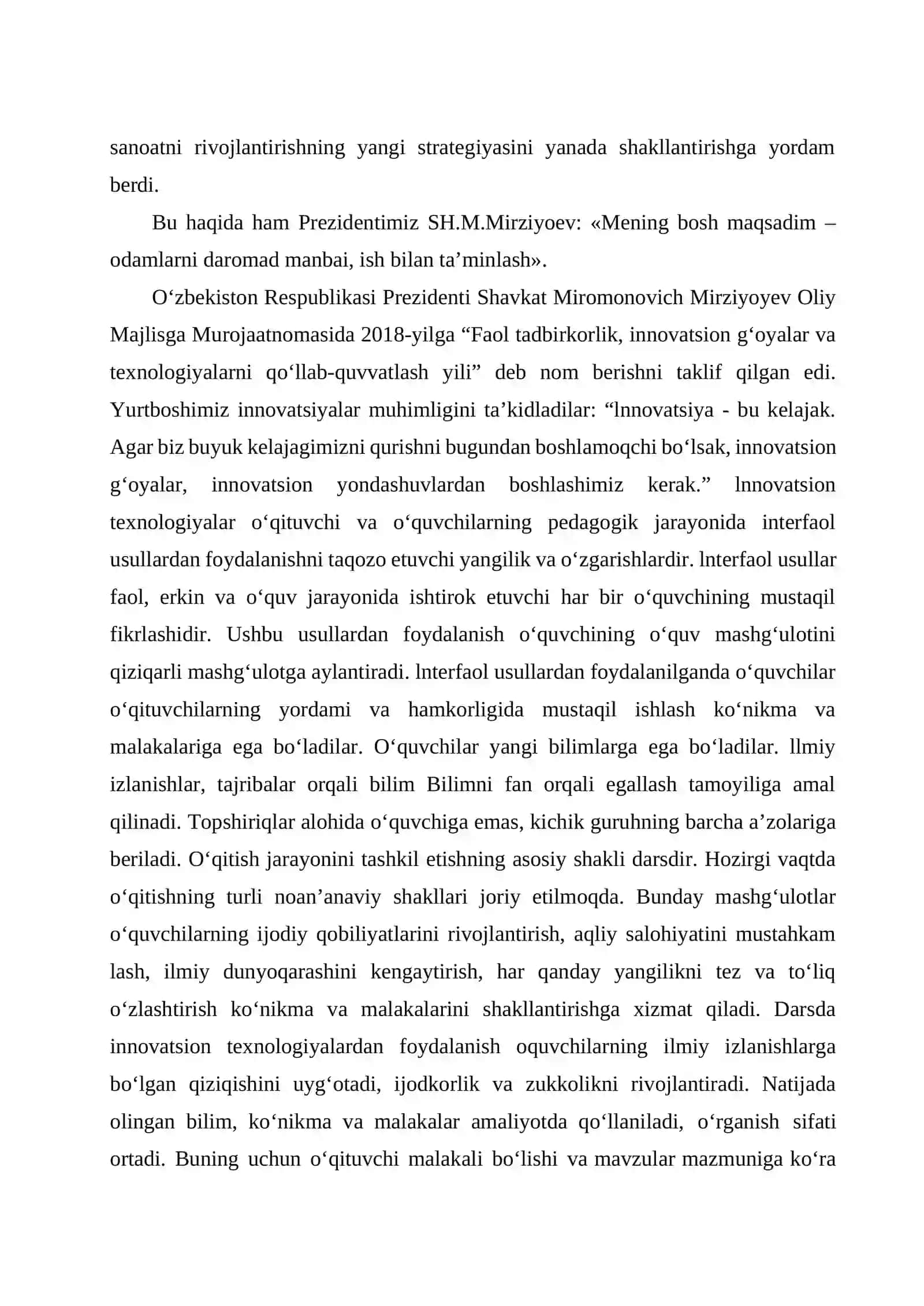 Metallarga Mexanik Ishlov Berishda Texnologik Jarayonlar Va Ularni O‘qitishda Innovasion 2