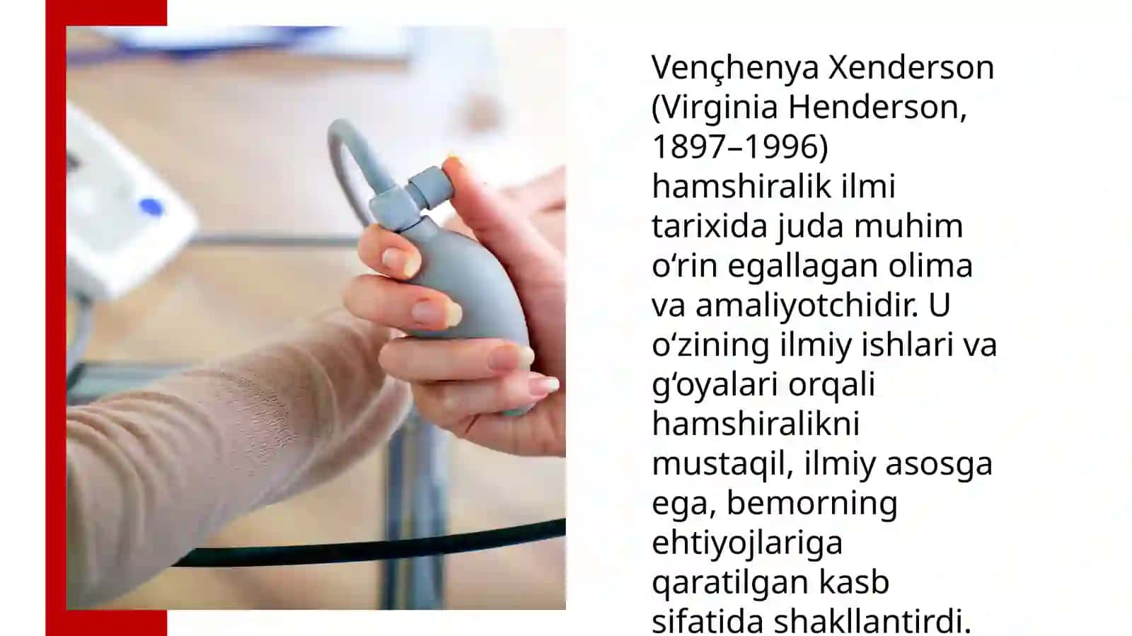 Vencheniya Hendrsining hayot hamshiralikishiga qoshgan hissasi 2