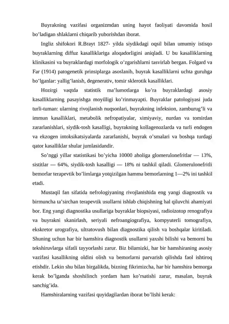 O’tkir va surunkali glomerulonefrit 2