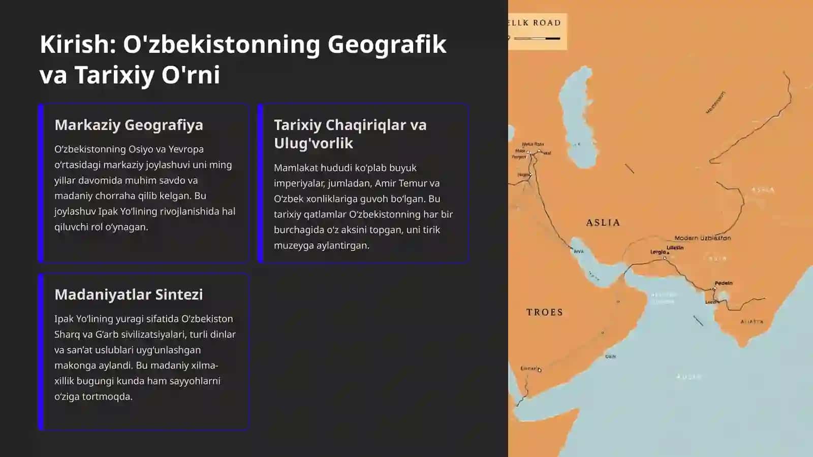 Buyuk Ipak Yo'li va O'zbekistonning Turizm Salohiyati 2
