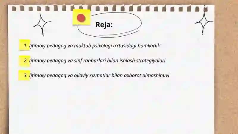 Ijtimoiy pedagog va maktab psixologi o‘rtasidagi hamkorlik 2