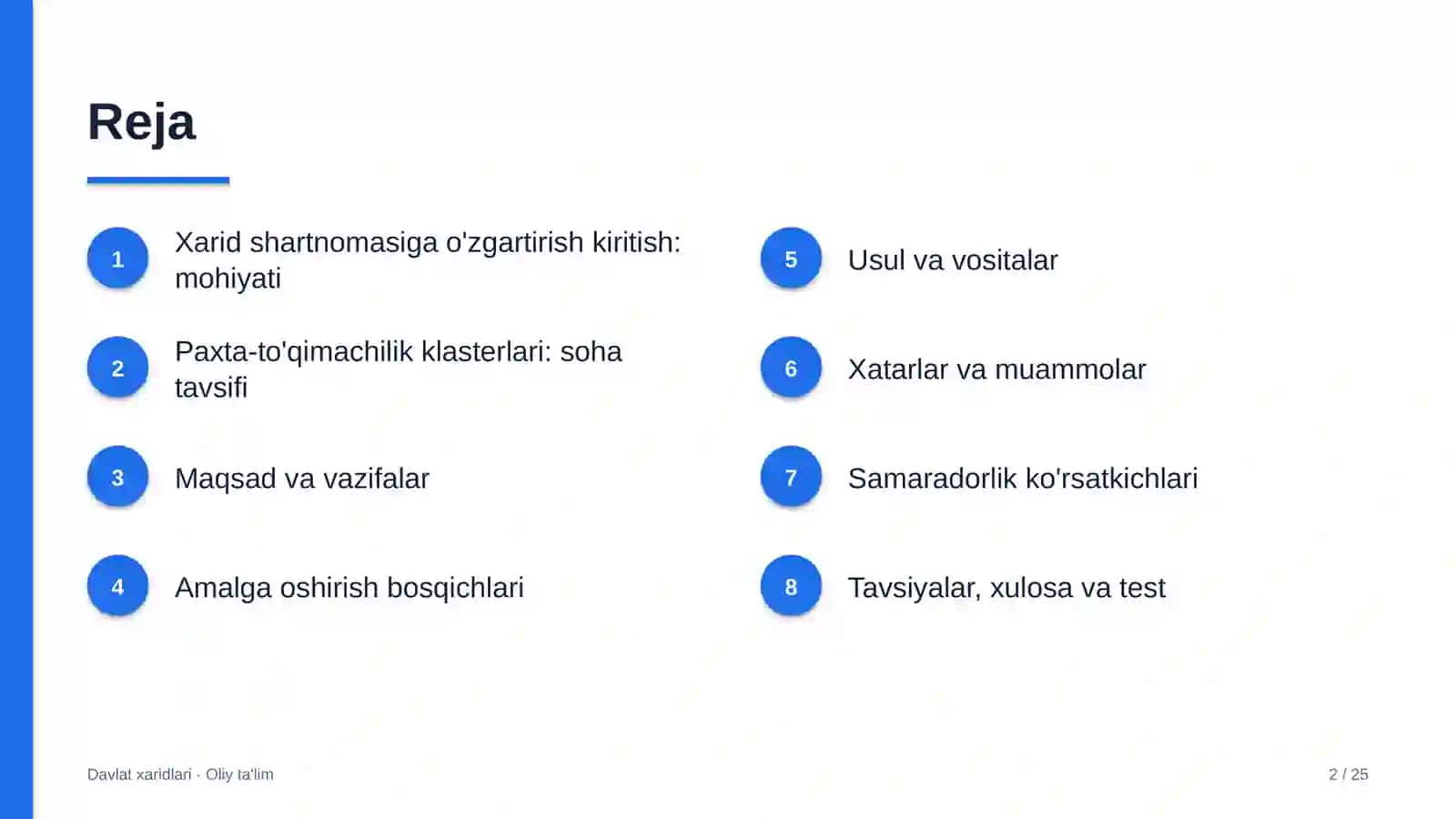 paxta to'qimachilik klasterlarida xarid shartnomasiga o'zgartirishlar kiritish tartibi 3188 2