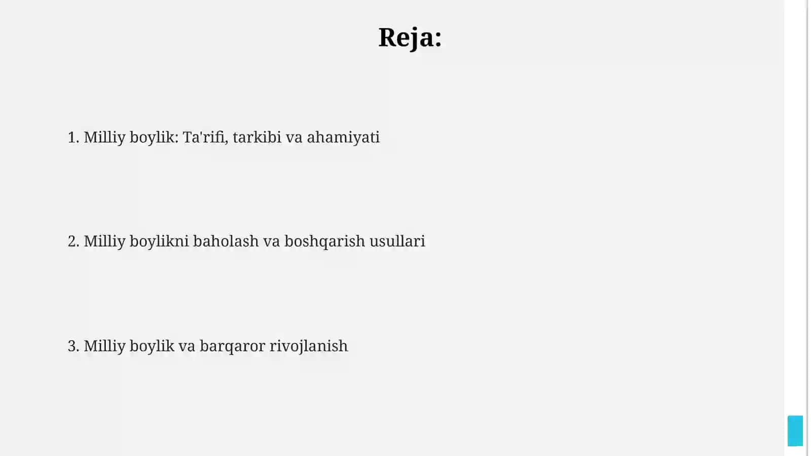 Milliy boylik va uningtarkibiyqismlari 2