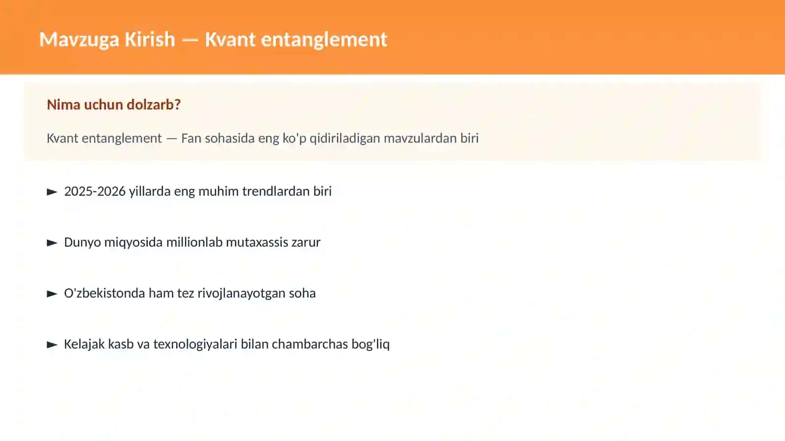 Kvant entanglement 2