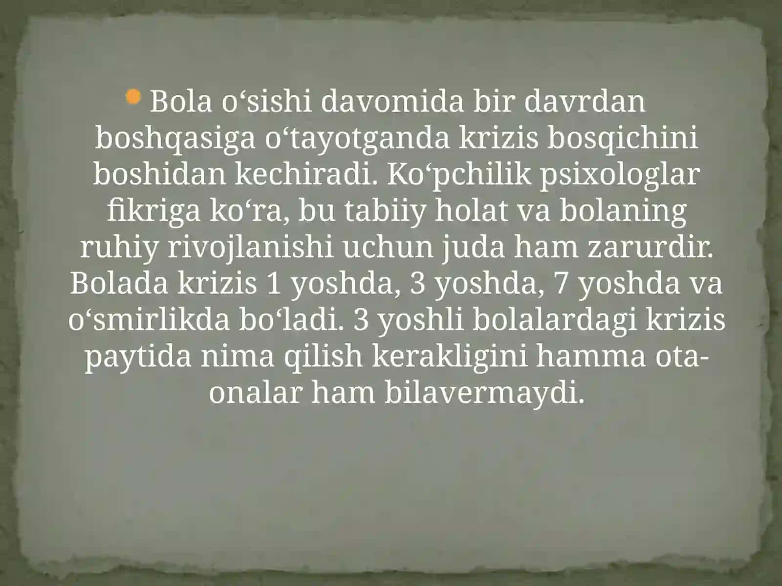 3yoshlik irizis davrida bolalarda kuzatiladigan muammolar va ularga to'g'ri munosabatda bo'lish yullari 2