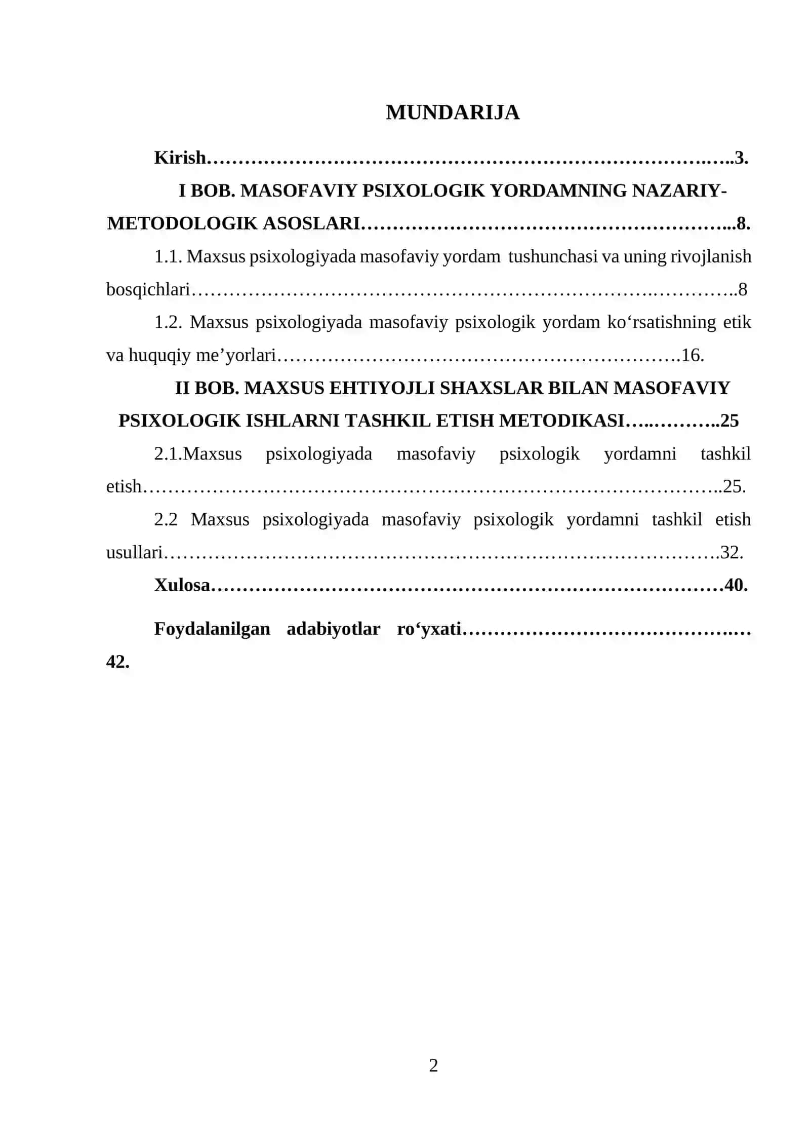Maxsus psixologiyada masofaviy psixologik yordam 2