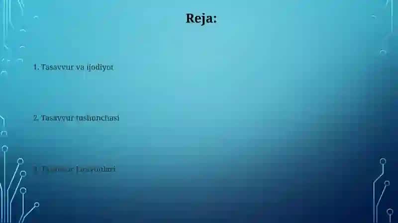 Xayol haqda tushuncha 2