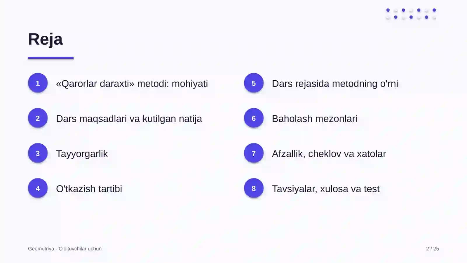 geometriya darslarida qarorlar daraxti metodidan foydalanish 2171 2