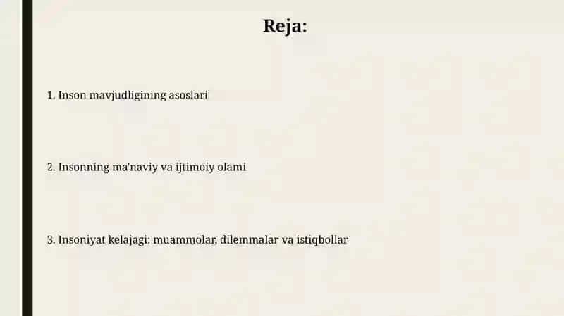 Inson borlig'i 2