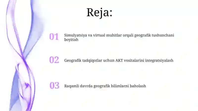 O'quv texnika vositalari va AKTdan geografiyani o'qitishda foydalanish yo'llari 2