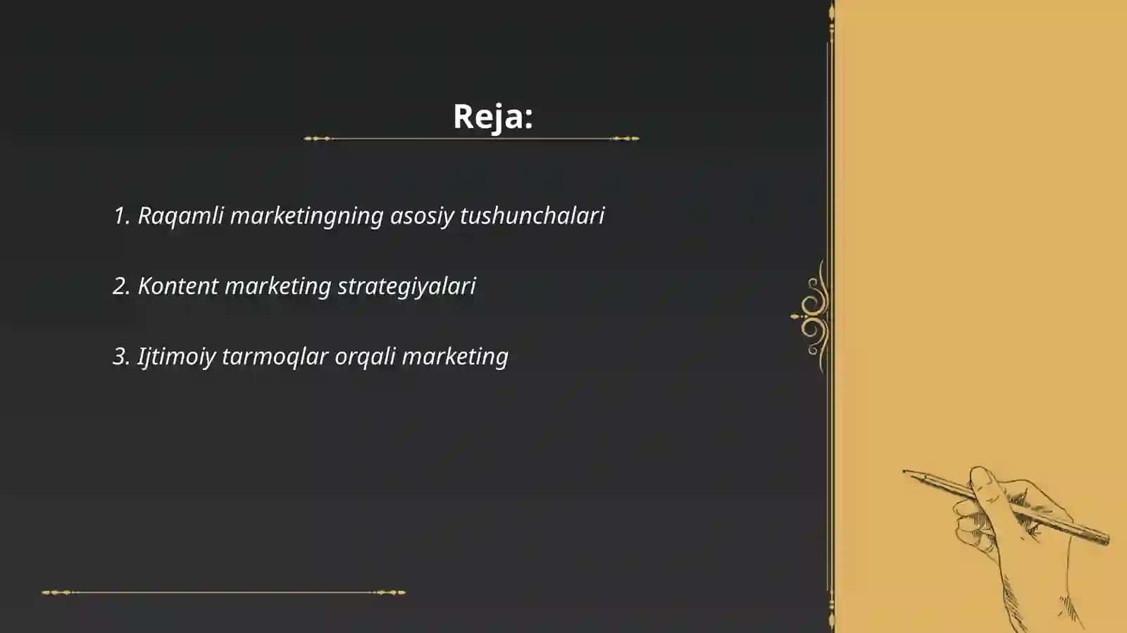 Raqamli marketing va uning strategiyalari 2