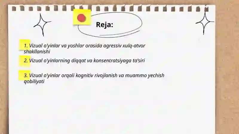 Vizual o'yinlarning yoshlar ongiga ta'siri 2