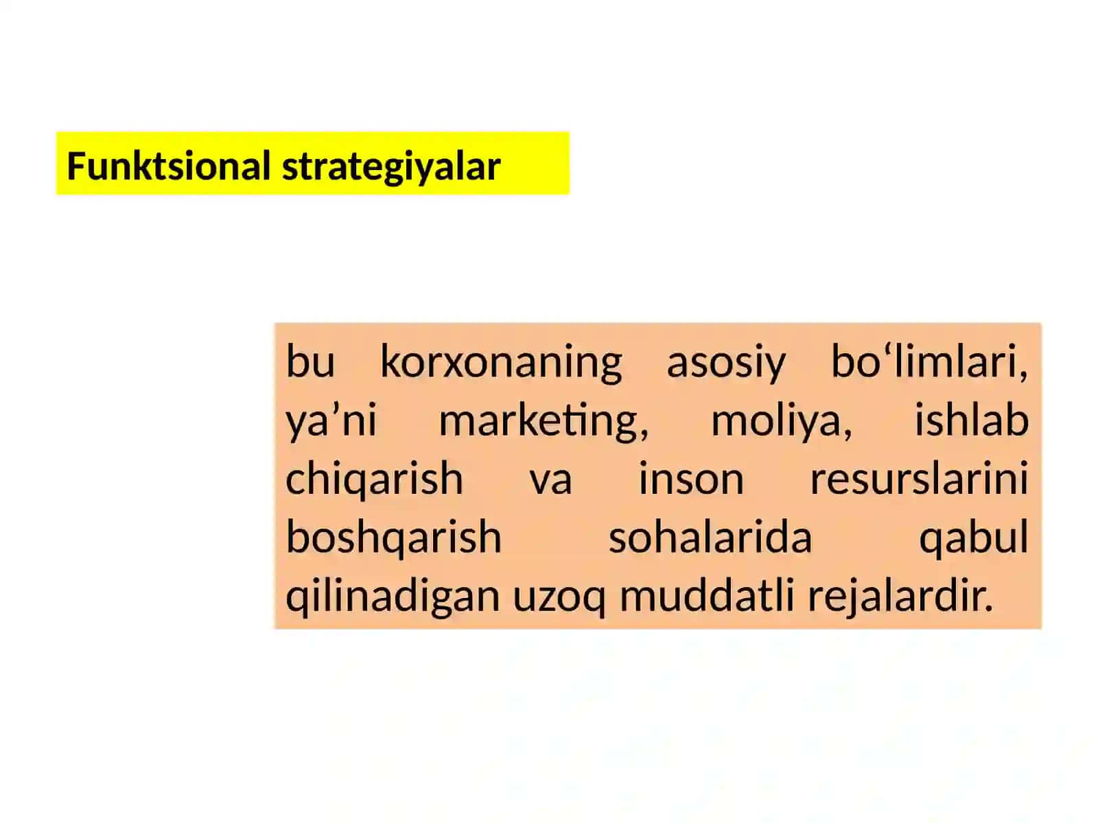 Funksional strategiyalar 2