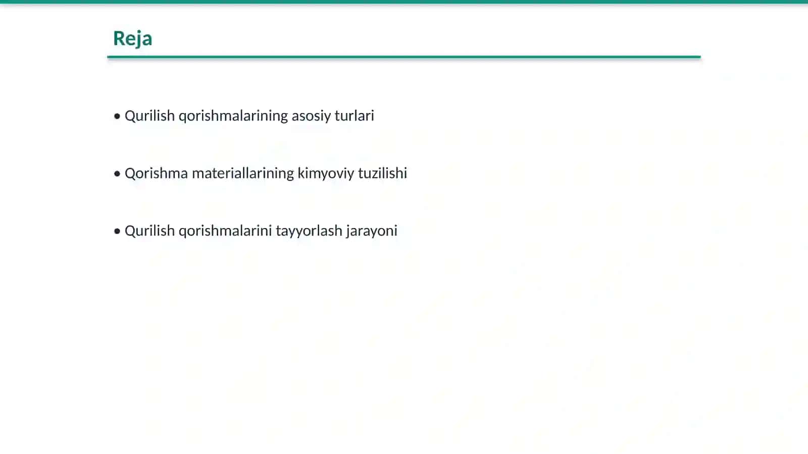 Qurilish qorishmalar texnologiyasi 2