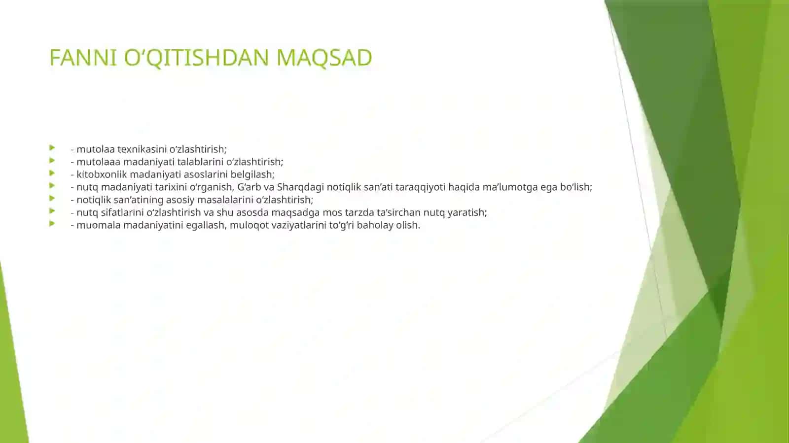 Mutolaa madaniyati va ifodali o'qish (Nemis tili) 2