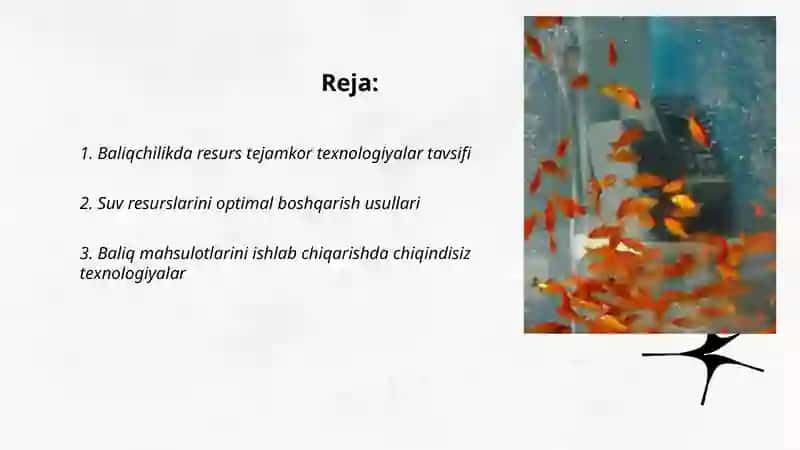 Baliq mahsulotlarini ishlab chiqarish samaradorligini oshirishda resurs tejamkor texnologiyalari 2