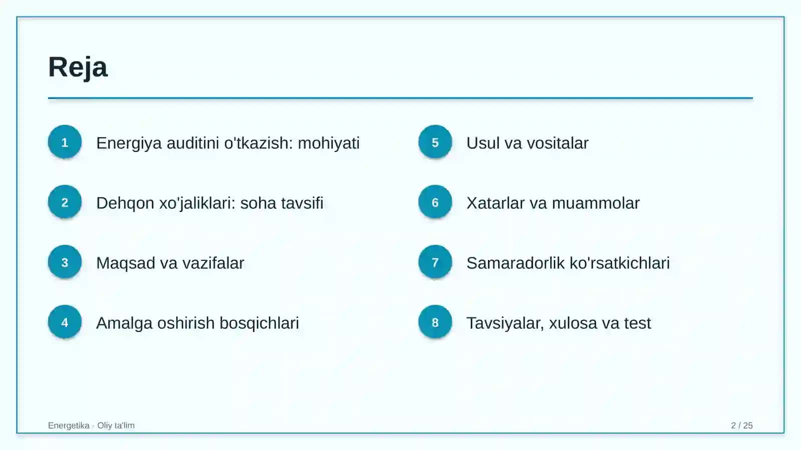 dehqon xo'jaliklarida energiya auditini o'tkazish 8793 2