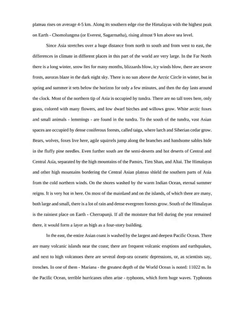 Asia Geography 2