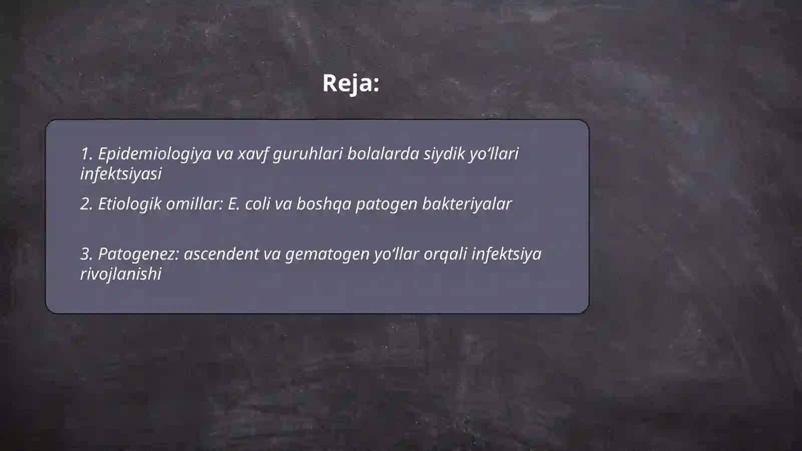 Bolalarda siydik yoʻllari infeksiyasi: sistit va piyelonefrit 2